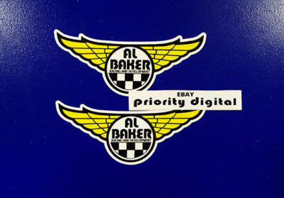 Al Baker Racing and Development Decals Stickers AHRMA VMX Flat Track ...