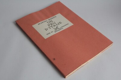 Livre Illustrée Un peu achats d'Italie Marcel North 1958 (61901)