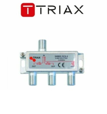 Triax Actif – Répartiteur 3 Sorties SCS 3 Atténuation 6 – 8dB