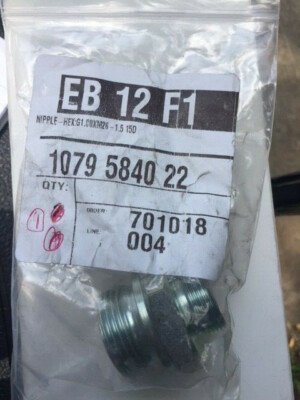 Atlas Copco 1079-5840-22 Hexagon Nipple (NEW)