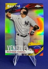 2021 Topps Chrome baseball #B-3 Gleyber Torres New York Yankees Beisbol