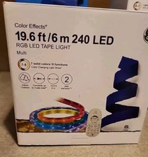 GE Color Effects 240 Light 19.6-ft Color Changing LED Tape Lights 7 Colors