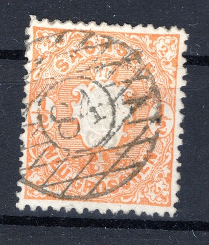 Saxony 84 Tharant Out of 15 Impeccable Stamped (BA7267