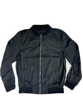 Unisex Bomber Jacket in Black online poly blend all size NEW!!