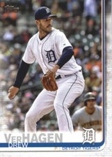 2019 Topps #586 Drew VerHagen Tigers 