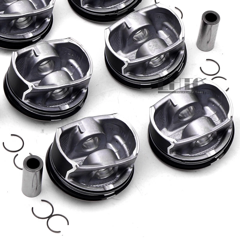 Juego de 6 pistones y anillos de gran tamaño +0,5 para Mercedes-Benz E350 CGI 3,5 L M272,982 Foto 4 de 4