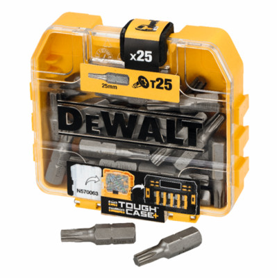 DeWalt Bitbox mit 25 Bits I Torx 25 T25 TX25 I DT7962 I Spenderbox Tic Tac Box