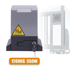 1200KG Sliding Gate Opener Electric Fence AC Automatic Motor Remote Control Kit