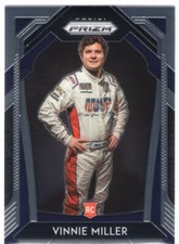 Vinnie Miller 2020 Panini Prizm Racing Rookie Card #43