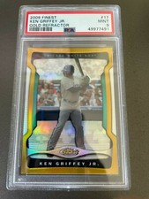 2009 Topps Finest Ken Griffey Jr. Gold Refractor PSA 9 45/50