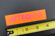 Astro Deck Neon Pink Orange Herbie Fletcher 80's OG V47A Vintage Surfing STICKER