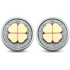 OPS OBJECTS OPSOR-602 ORECCHINI DONNA QUADRIFOGLIO ACCIAIO ROSE' SOTTOCOSTO