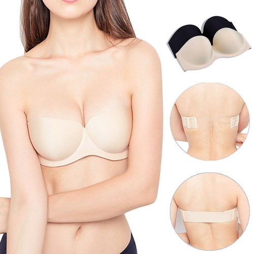 strapless clear bra