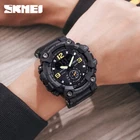 SKMEI Men Outdoor LED Digital 3 Time Watch Waterproof Sports Dual Display 1637