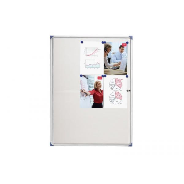 Nobo Bacheca ultrapiatta magnetica 9xA4 (Nobo 1902282 Internal Flat Glazed Case