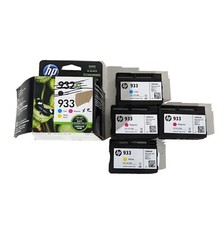 Genuine HP 933 Tri-Color Ink Cartridges CMY N9H56FN EXTRA MAGENTA (Open Pack)