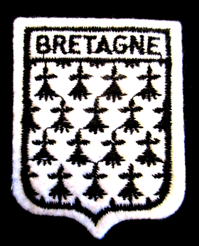 ECUSSON BRODÉ CREST Embroidered Wappen Gestickt Stemma ricamato BRETAGNE EUR 4,00 - PicClick IT