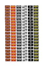 1/24 1/25 scale model car Lowrider license plates tags