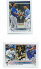 2022 topps slugger reunion #329 And #282 League Leaders 