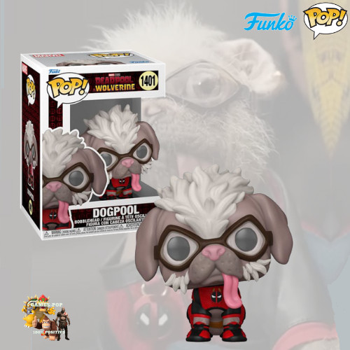 FUNKO POP! DEADPOOL 3 -DOGPOOL 1401 -VINYL FIGURE MARVEL STUDIOS NUOVO