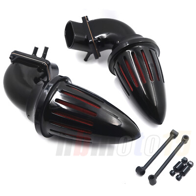 #ad G Black Air Cleaner Kit Intake Filter Bullet Dual For Suzuki Boulevard M109 All $144.19