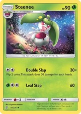 Steenee 18/236 Uncommon SM - Unified Minds Pokemon TCG Card NM