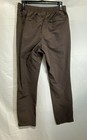 New Balance Women's Brown Nylon Spandex Zip Leg Athletic Track Pants Sz M — photo 2