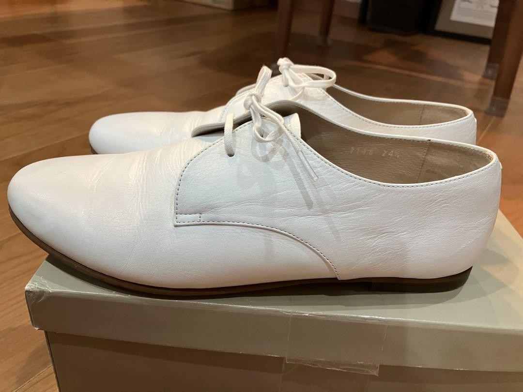 MARGARET HOWELL idea アイボリー　レザー　パンプス　24.5 MARGARET HOWELL idea アイボリー レザー パンプス 24.5