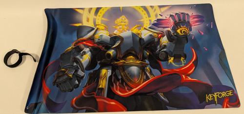 Key Forge Grim Resolve Sanctum Game Playmat + Cinch/Tie Fantasy Flight