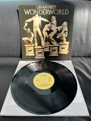 URIAH HEEP/Wonderworld- LP- Vinyl: NM /Cover:EX / Re. D. 1977