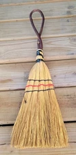 Vintage Whisk Broom Vine Handle Handmade Primitive Style 27" Country Americana