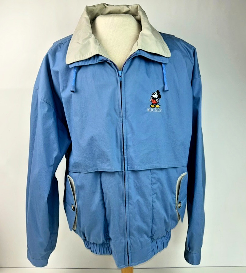 Vintage Disney Originals Mickey Jacket XL  Parks Exclusive Full Zip Pockets image 8