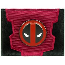 Marvel Deadpool Mutant Mercenary Suit Up Red Bi-Fold ID & Card Wallet