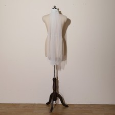 Single-Layer Wedding Veil Gentle Bridal Veil with Beads and Sequins