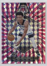 2023-24 Panini Mosaic Rookies FOTL Pink Swirl Prizm 12/18 Jaylen Clark #208 1h9h