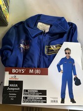 NASA Jumpsuit Costume Size M 8 - New