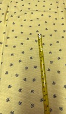 Tiny BEE Bees Fabric 1 Yard Yellow background 100 Cotton Free Shipping. SBC1
