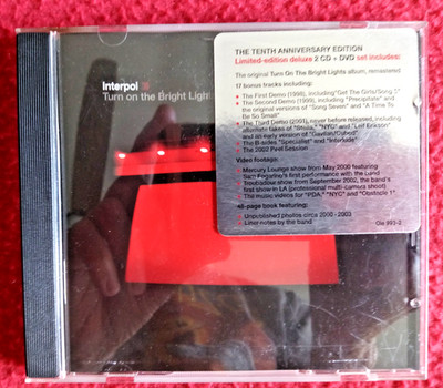 INTERPOL..Turn On The Bright Lights..2002 Matador Records..Near Mint Free Shippi