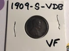 1909 S VDB Lincoln Cent -Very Fine Condition