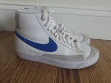 Nike Boys Girls Blazer Mid 77 Game Royal Blue Gray White Size 5Y