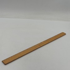 Vintage Westcott 18 Inch Wood Ruler Wooden Made In USA Embossed Logo See Pics