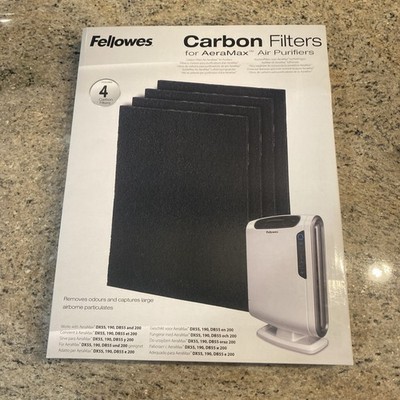Fellowes AeraMax Carbon Filter for 190/200/DX55 Air Purifiers (4-Pack)