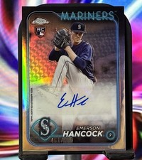 2024 Topps Chrome Update Series - Auto Emerson Hancock #AC-EH Refractor /499