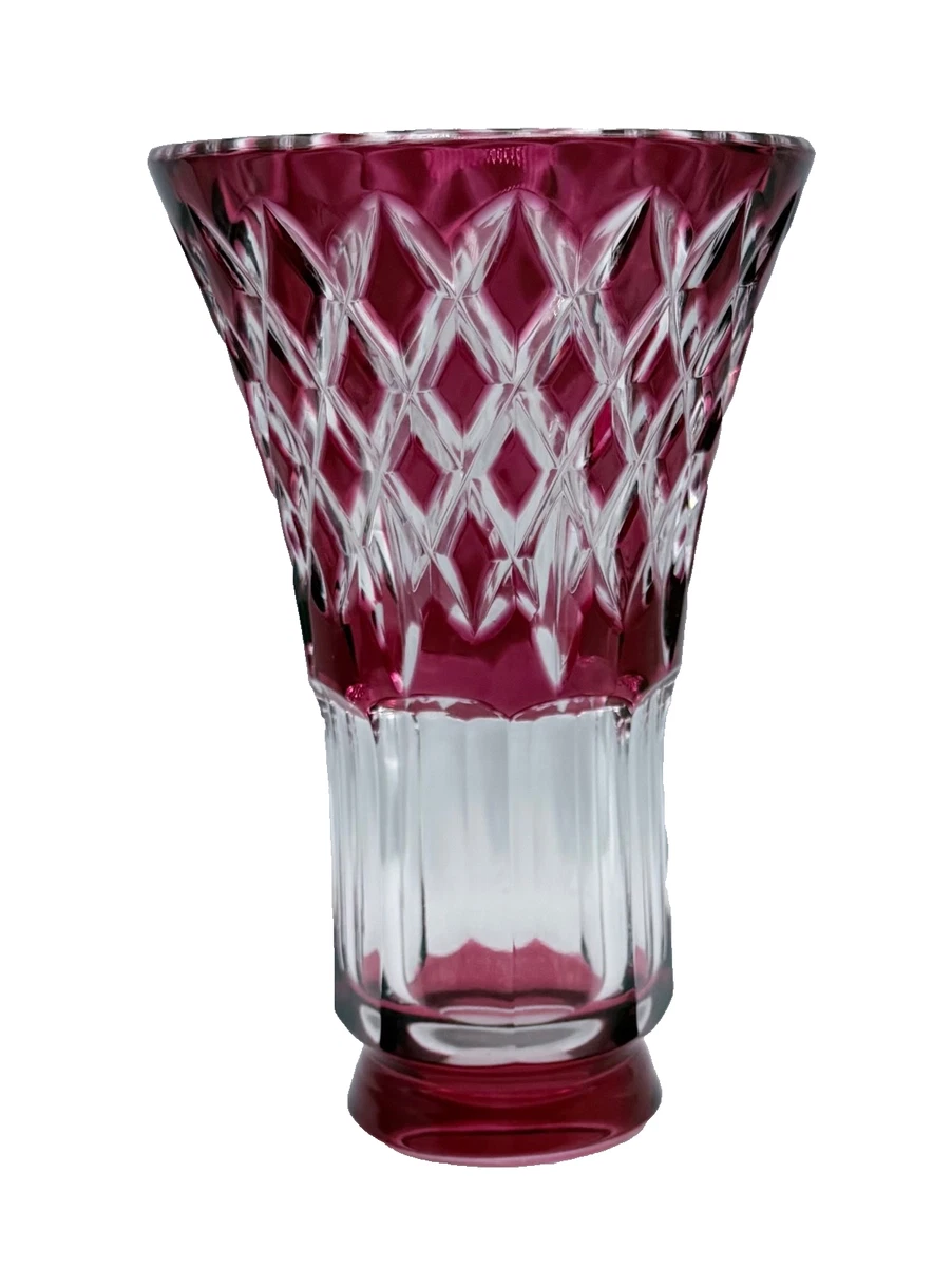 5147 美品 レア Val Saint Lambert 花瓶 クリスタル Val ST Lambert Vase Indiana OTHER Art Glass for sale | eBay