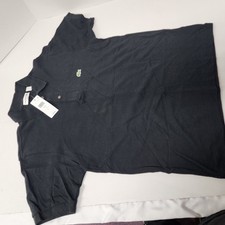 Lacoste Men's Black Polo Shirt Size 4/M NWT