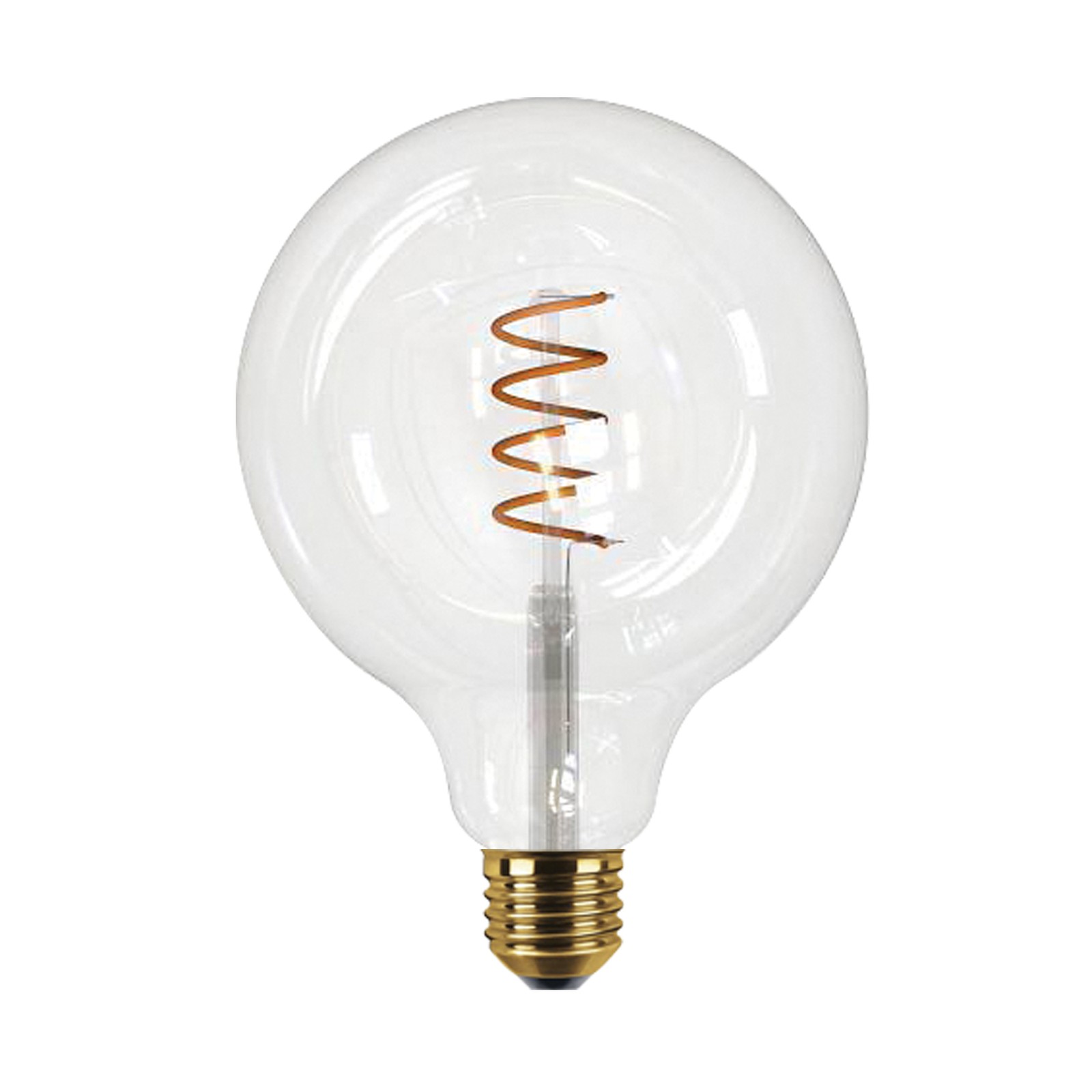 TIME LED Antik Globe 4W E27 COB LED Filament Lamp (Clear)