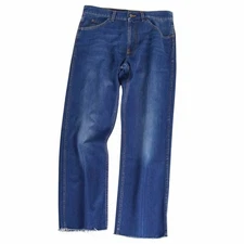 Gucci Pants Denim Jeans Straight Cutoff Cotton Bottoms Men 32 Indigo Used MOLO-0