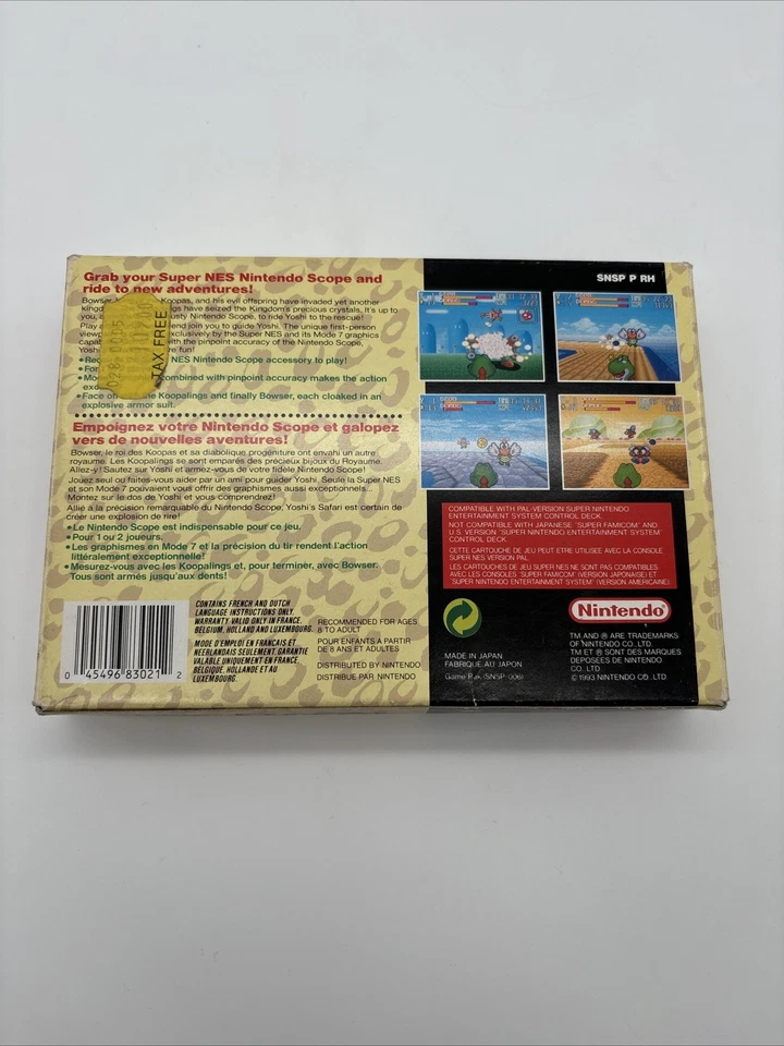 Yoshis Safari Super Nintendo SNES Gebraucht in OVP mit Anleitung CIB Rarität - Bild 4 von 4