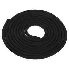 Easy Install Black Polyester Cord Protector Sleeve for Dog and Cat Chew Safety