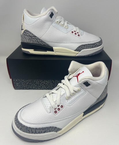 Nike Air Jordan 3 Retro White Cement Reimagined GS Size 7Y Youth DM0967-100